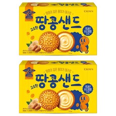 크라운 고소한 땅콩샌드, 279g, 2개