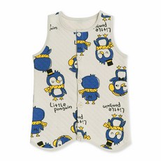 Mellisse 孩童企鵝印花睡眠保暖背心