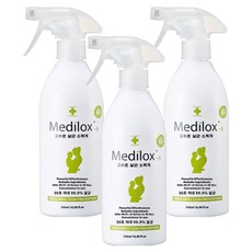 메디록스 B 가정용 고수준 살균소독 탈취제 스프레이, 500ml, 3개