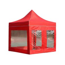 윈에어 캐노피 천막 바람막이 세트, 레드