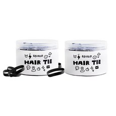 SSIZZO 彈力固定舒適髮圈 270入, 2個, 黑色