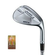 클리브랜드 RTX DEEP FORGED 단조 스틸 웨지 DGS200 + 골프티, 52도