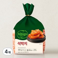 비비고 석박지, 900g, 4개