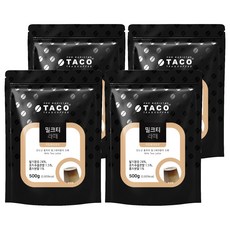 타코 밀크티라떼 분말, 500g, 1개입, 4개