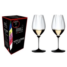 RIEDEL Fatto a Mano Performance Riesling 黑底 4884/15N, 623ml, 2個