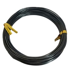 Mungudam 手工彩色鐵絲 1mm, 1個, 15 黑色