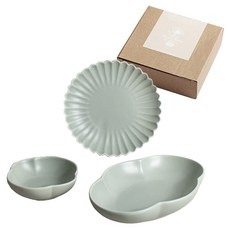 Syracuse CHINA Nature 霧面居家組合單人西餐3件組, 自然灰, 1套, 23cm圓盤 + 14cm小菜碗 + 23.5cm橢圓碗