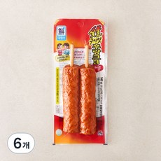 대림선 숯불구이맛 후랑크3 커플, 140g, 6개