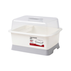 FAmILyLIFE 生活 簡約附蓋自動瀝水碗籃 小型款 710g, A-099, 1個