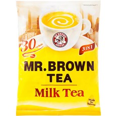 MR.BROWN 伯朗咖啡 3合1奶茶沖泡粉, 17g, 30入, 1個