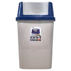 KEYWAY 聯府 巴黎分類 附蓋垃圾桶 CV-451 45L, 藍色