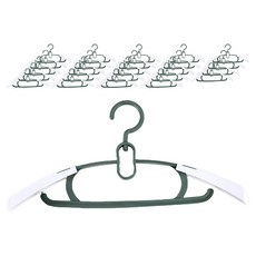 itgom 兒童用防滑衣架, 綠色, 25個