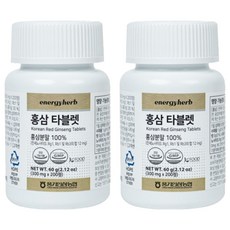 Nonghyup 能量中心 紅蔘錠 60g, 200錠, 2個
