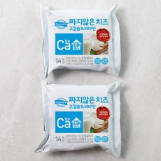 덴마크 고칼슘&비타민 짜지않은 치즈, 18g, 14개입, 2개