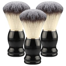 Mentoolkitz 經典刮鬍刷 黑色, 1入, 3個