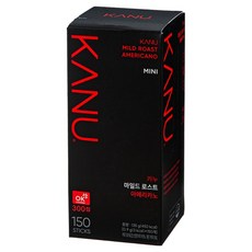 KANU 柔順迷你原豆即溶咖啡, 0.9g, 150入, 1個