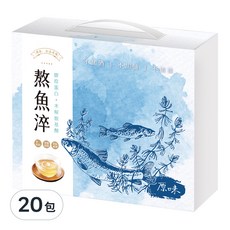 Fresh&Tasty 虱故鄉 熬魚淬 經典原味禮盒 Set, 100%無添加，SGS嚴格檢驗，不含防腐劑，零脂肪，高蛋白, 10包, 70ml, 2盒