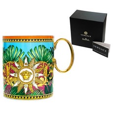 VERSACE 叢林動物圖案馬克杯, 混合色, 1個