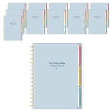 ibis 3索引PP彈簧筆記本, 藍色, 12個