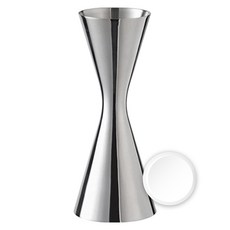 KALDIN 雙面家用調酒雞尾酒量酒器 30/60ml + 泡泡清潔劑套組, 1套, 銀色基本款