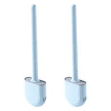 KOKA 壁掛式馬桶刷, 天藍色, 2個