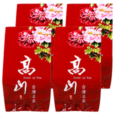 龍源茶品 鑫龍源 杉林溪極品精粹醇香高山烏龍茶葉 附提袋, 1組, 150g, 4包