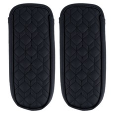 벤딕트 캐스퍼 콘솔 팔걸이 쿠션, 블랙, 2개