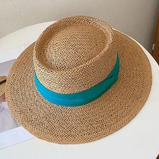 女款夏季休閒草編遮陽帽