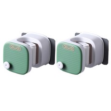 요고모지 청소용품 밀대 홀더, 그린, 2개