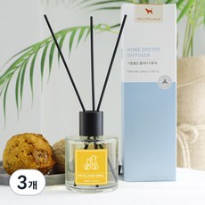 더허브샵 기분좋은 홈닥터 디퓨져(반려동물&음식냄새), 자몽향, 140ml, 3개