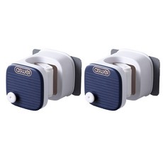 요고모지 청소용품 밀대 홀더, 블루, 2개