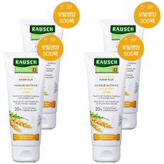 라우쉬 위트점 너리싱 모발 영양 SOS 팩, 100ml, 4개