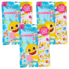 pinkfong 碰碰狐 兒童維他命C D 鋅 39g, 3個, 30錠