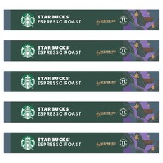 스타벅스 에스프레소 로스트 by 네스프레소 캡슐커피, 5.7g, 10개입, 5개