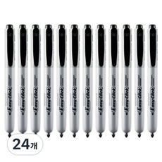 monAmi Easy Click 油性麥克筆, 黑色(WB 1), 24個