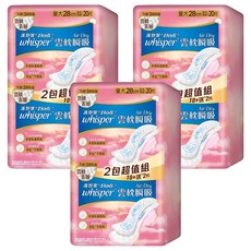 whisper 好自在 台灣公司貨 Air Dry 雲枕瞬吸衛生棉, 日用量大型(28cm), 20片, 3包