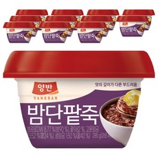 양반 밤단팥죽, 285g, 12개