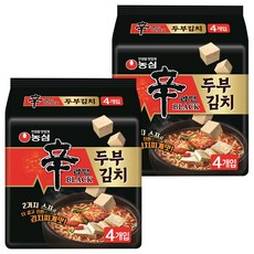NONGSHIM 農心 黑版辛拉麵 豆腐泡菜口味, 8包