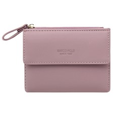 MARCO POLO 素色短款2折錢包 MP1009