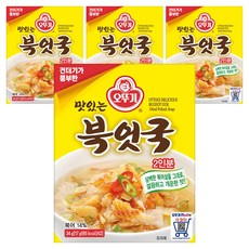 OTTOGI 不倒翁 即食明太魚乾湯, 34g, 4盒