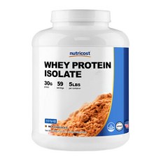 nutricost 分離乳清蛋白粉 牛奶巧克力口味, 2.268kg, 1罐