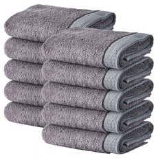 柔軟觸感竹燕酒店毛巾 170g 40 X 80 cm, 深灰色, 10條