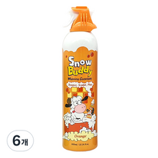 스노우버디 유아용 휘핑 클렌저 대용량 오렌지, 6개, 300ml