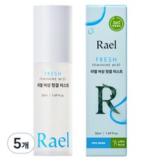 라엘 여성용 청결 미스트, 5개, 50ml