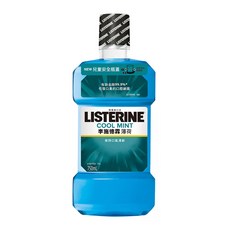 LISTERINE 李施德霖 薄荷除菌漱口水 750ml + 250ml, 1L, 1組