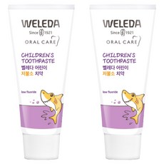 WELEDA 薇蕾德 兒童低氟牙膏 薄荷香, 2個, 60g
