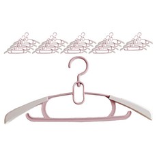 Itgom 兒童用防滑衣架, 粉紅色, 20個