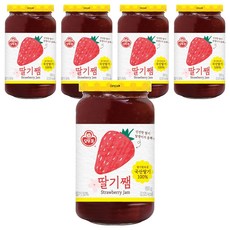 오뚜기 딸기쨈, 850g, 5개