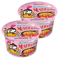 불닭볶음면 까르보 큰컵 105g, 2개