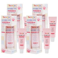 예꼬맘 치카케어 치약 1단계 60g+소형치약 15g, 4세트